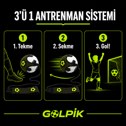 GOLPİK Tam Antrenman Seti (Kickback + Top + Tekmelik)